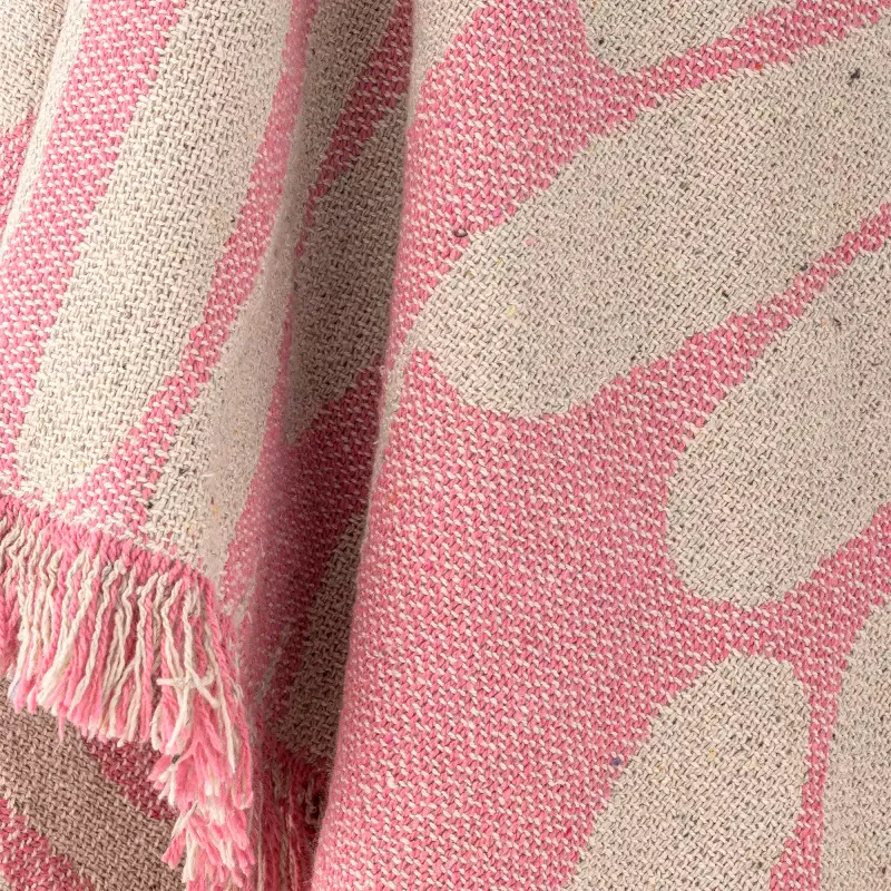 Bloomingville - Alk Pledd Rosa