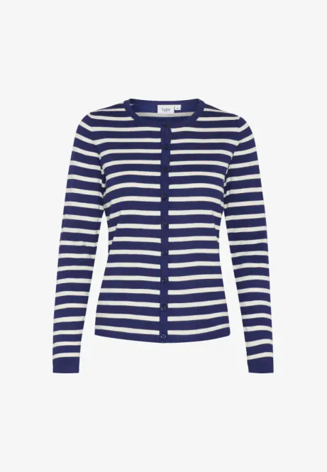 Hovedbilde Saint Tropez - Mila SZ Striped Cardigan blå/beige