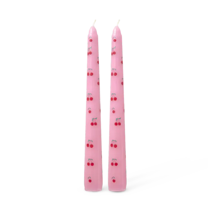 Hovedbilde Rice - Stearinlys Cherry love 2-pk