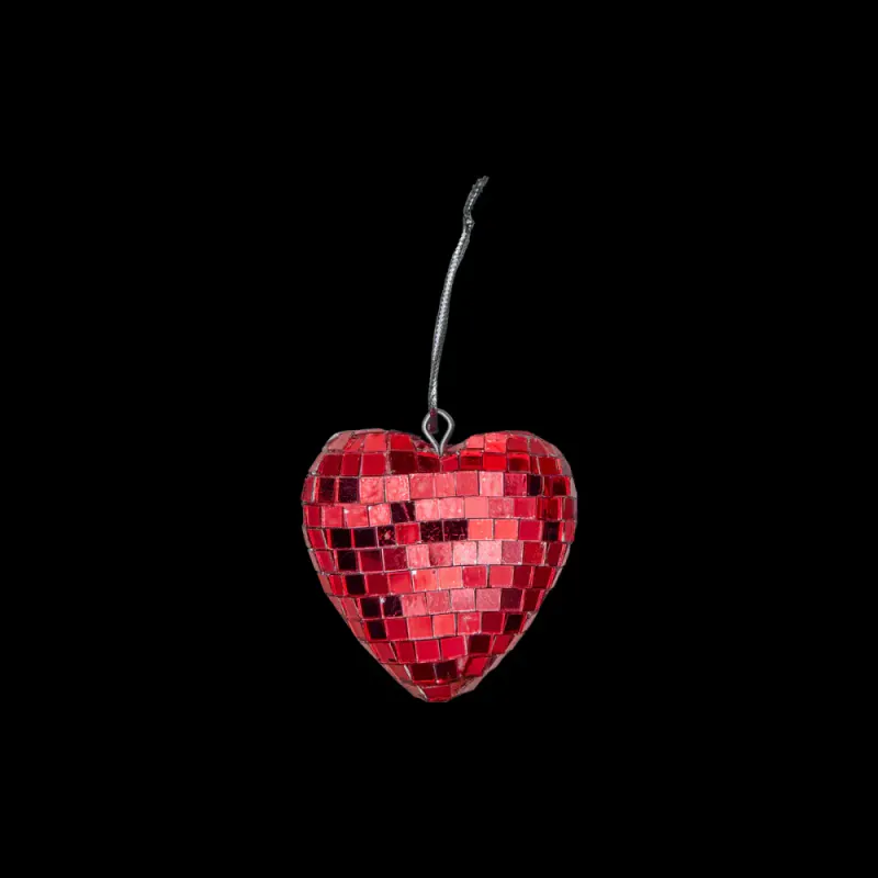 Rice - Diskokule hjerte liten