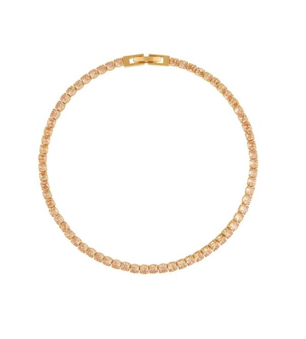 Hovedbilde Orelia - Crystal Tennis armbånd Champagne