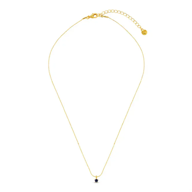 Hovedbilde Orelia - Fine blue collar necklace